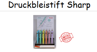 Druckbleistifte Sharp - Limited Edition - Pentel  --- im AUSVERKAUF