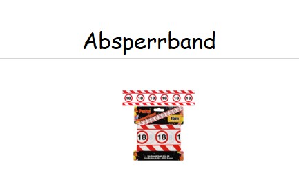 Absperrband - Jahreszahlen