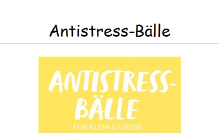 Antistress-Bälle