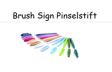 Brush Sign Pen - Pinselstift - Pentel