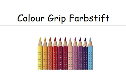 Farbstift Colour Grip  - Faber-Castell