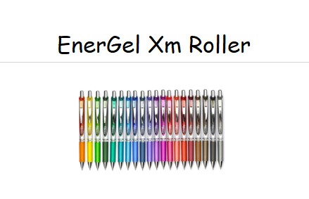EnerGel Roller Xm 0.7mm - Pentel