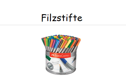 Filzstifte - Faber-Castell