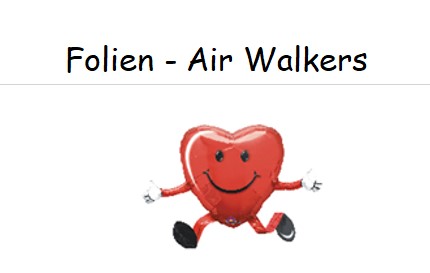 Folien - Ballons - Air Walkers - ungefüllt