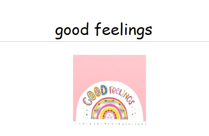 Good Feelings