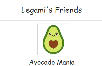 Legami's Friends - Avocado Mania