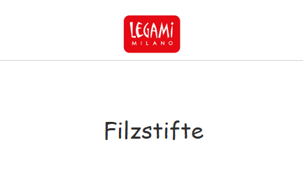 Filzstifte - Legami