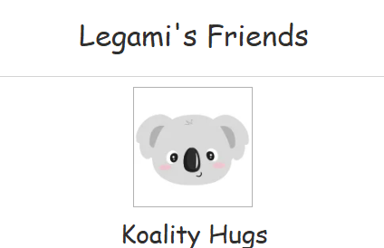 Legami's Friends - Koality Hugs