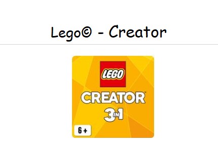 LEGO© - Creator