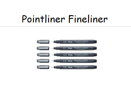 POINTLINER Fineliner Pigment - Pentel