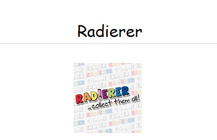 Radierer 