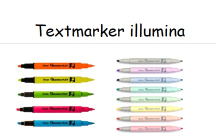 Textmarker illumina Flex - Pentel