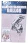 Preview: Zahlenballon 15cm am Stab - selbstaufblasend - silber - Zahl 4