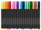 Preview: Brush Pen - Black Edition - 20 Farben Kartonetui