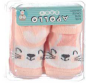 Preview: Babysocken Tiergesichter rosa