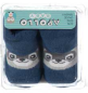 Preview: Babysocken Tiergesichter blau