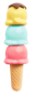 Preview: Be happy Textmarker Eiszauber  3 Farben - pink - blau - gelb