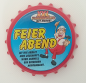 Preview: Magnet mit Flaschenöffner 8cm - FEIERABEND - ist die Arbeit nun geschafft, wird schnell ein Bierchen aufgemacht