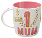 Preview: Tasse - Mugs, 330ml. Number 1 Mum, Word Up