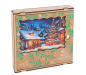 Preview: Christmas - Puzzle Holz L Xmas Village 200 Teile, 29x32 cm, Spezial- Form