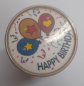 Preview: Geschenkdose 11 x 8 cm - Happy Birthday blau