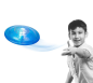 Preview: Xtreme Pocket Light-Up Frisbee In- & Outdoor 8,5 cm - blau