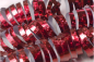 Preview: Luftschlange 3.8 m - Hologramm Glitzer - metallic rot