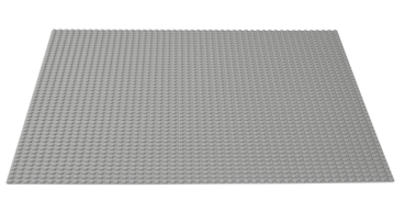 Lego®  - Classic 10701 / 11024 - Bauplatte 38 x 38 cm , 48x48 Noppen - grau