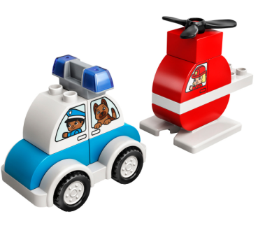 Lego®  - duplo©  10957 - Mein erster Feuerwehrhubschrauber und Polizeiauto