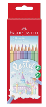 Farbstifte Classic - 10 Farben pastell Kartonetui