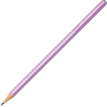 Sparkle Bleistift Mine B: Pearllack & Glitzerkappe - violet metallic