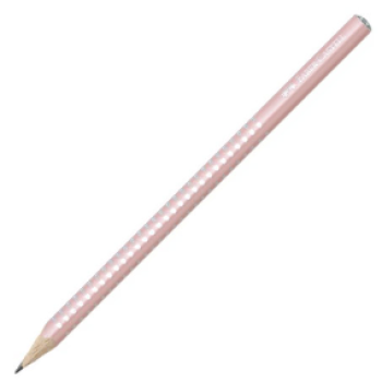Sparkle Bleistift Mine B: Pearllack & Glitzerkappe - rose metallic