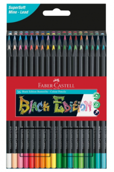 Black Edition Buntstifte - 36 Farben Kartonetui