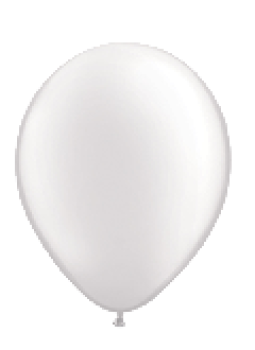 Ballon 28 cm - perlweiss - 1 Beutel - 5 Stück