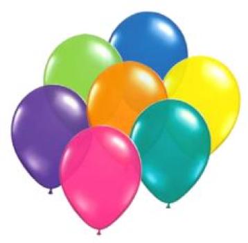 Ballon 28cm - Fantasy - Fantasievolle Farbmischung - 1 Beutel - 10 Stück