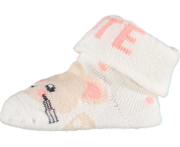 Babysocken Tiergesichter weiss