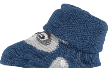 Babysocken Tiergesichter blau