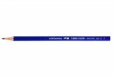CARAN D'ACHE Schulbleistift Edelweiss F 341 - blau