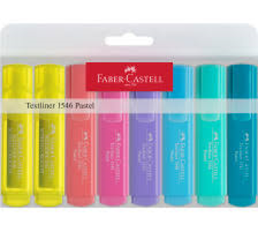 Textmarker - Textliner 46 - Superfluorescent & Pastell - 8er Etui