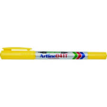 ARTLINE® Twin Permanent Marker , Doppelspitze 0.4 mm und 1.0 mm gelb