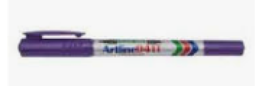 ARTLINE® Twin Permanent Marker , Doppelspitze 0.4 mm und 1.0 mm violett