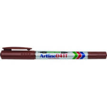 ARTLINE® Twin Permanent Marker , Doppelspitze 0.4 mm und 1.0 mm braun