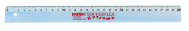 KUM® - Massstab Softie® Flex Professional, 30 cm - transparent