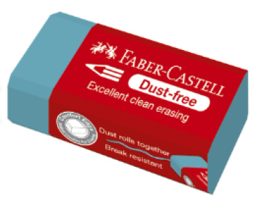 Radierer Dust-free 4.5 x 2 x 1.3 cm - türkis