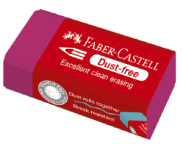 Radierer Dust-free 4.5 x 2 x 1.3 cm - pink