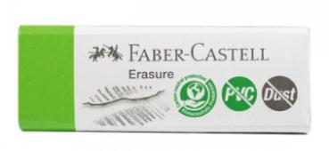 Radierer Erasure PVC-frei & Dust-free 4.5 x 2.2 x 1.3 cm - grün