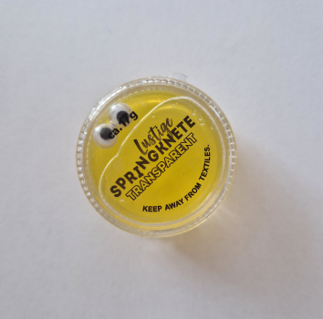 Lustige Springknete transparent 17g - gelb