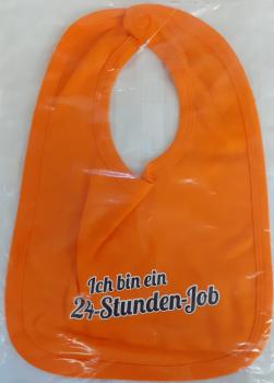 Babylatz - Ich bin ein 24-Stunden-Job - orange