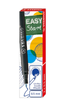 STABILO® Tintenrollerpatronen EASYoriginal Start, 0,5 mm blau 3 Stück