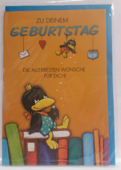 Zu deinem Geburtstag die allerbesten Wünsche für dich! - Doppelkarte A6 mit Couvert